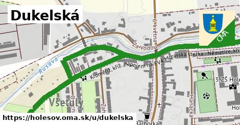ilustrácia k Dukelská, Holešov - 1,02 km