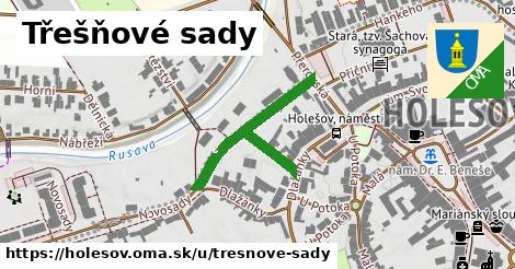 ilustrácia k Třešňové sady, Holešov - 330 m