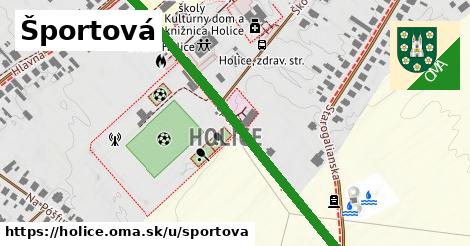 ilustrácia k Športová, Holice - 554 m