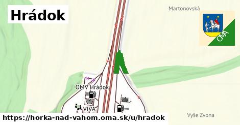 ilustrácia k Hrádok, Hôrka nad Váhom - 136 m