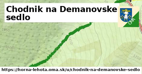 Chodnik na Demanovske sedlo, Horná Lehota