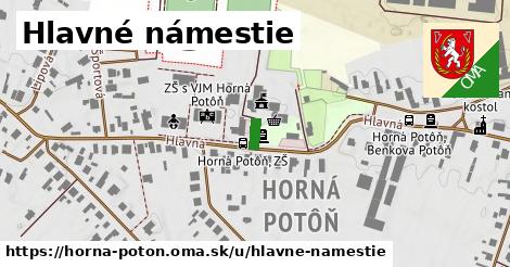 Hlavné námestie, Horná Potôň