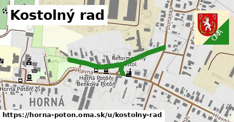 ilustrácia k Kostolný rad, Horná Potôň - 363 m