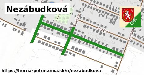 Nezábudková, Horná Potôň