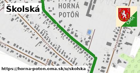 ilustrácia k Školská, Horná Potôň - 592 m