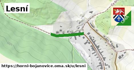 ilustrácia k Lesní, Horní Bojanovice - 183 m
