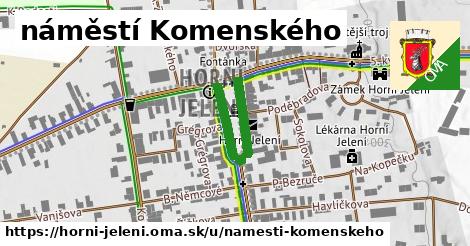 ilustrácia k náměstí Komenského, Horní Jelení - 261 m