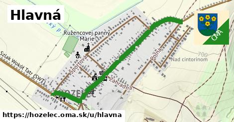 ilustrácia k Hlavná, Hozelec - 1,05 km