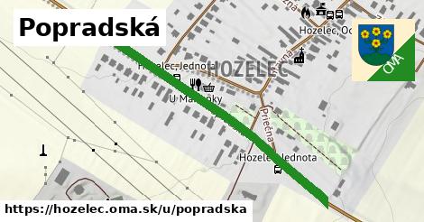 Popradská, Hozelec