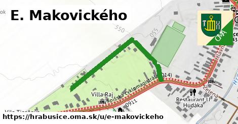 E. Makovického, Hrabušice