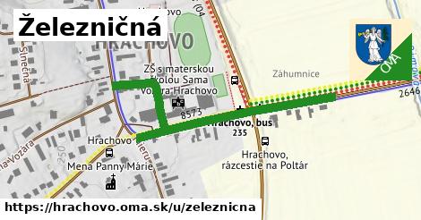 Železničná, Hrachovo