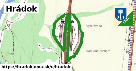 ilustrácia k Hrádok, Hrádok - 2,0 km