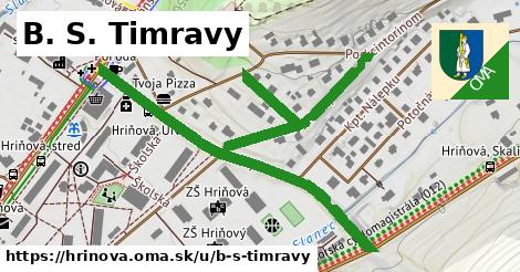 B. S. Timravy, Hriňová