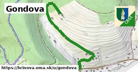 ilustrácia k Gondova, Hriňová - 635 m