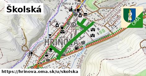 ilustrácia k Školská, Hriňová - 0,88 km