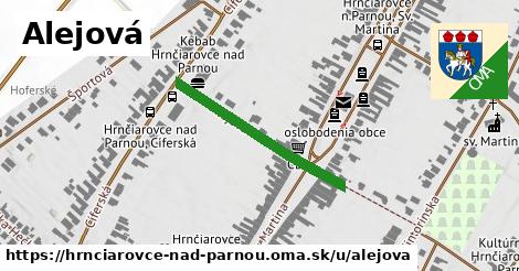 Alejová, Hrnčiarovce nad Parnou