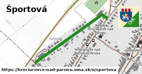 Športová, Hrnčiarovce nad Parnou