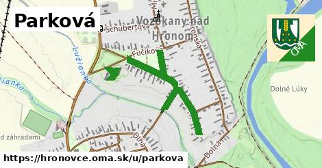 ilustrácia k Parková, Hronovce - 0,88 km