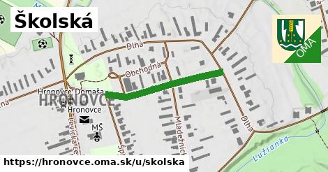 ilustrácia k Školská, Hronovce - 276 m