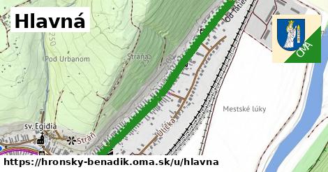 ilustrácia k Hlavná, Hronský Beňadik - 1,58 km