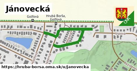 Jánovecká, Hrubá Borša