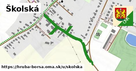 Školská, Hrubá Borša