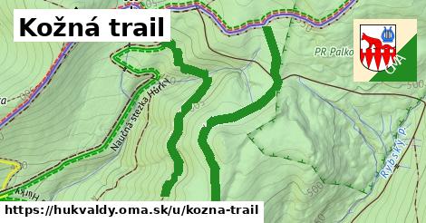 ilustrácia k Kožná trail, Hukvaldy - 1,46 km