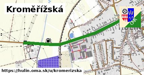 ilustrácia k Kroměřížská, Hulín - 1,03 km