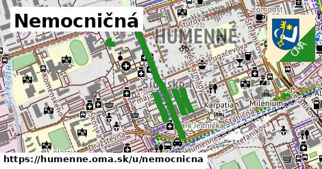 ilustrácia k Nemocničná, Humenné - 1,05 km