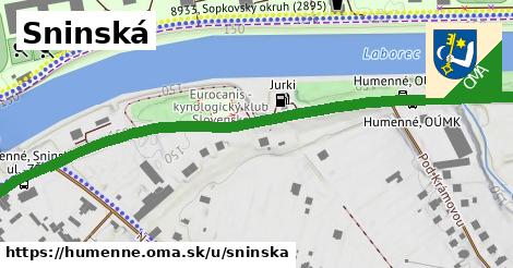 ilustrácia k Sninská, Humenné - 1,05 km