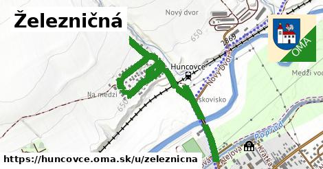 ilustrácia k Železničná, Huncovce - 1,28 km