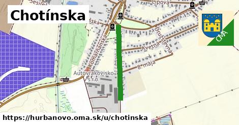 Chotínska, Hurbanovo