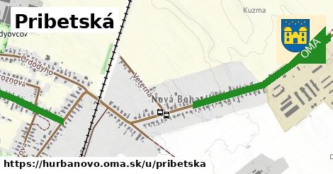 ilustrácia k Pribetská, Hurbanovo - 1,15 km