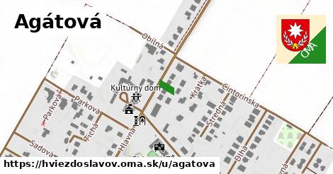 Agátová, Hviezdoslavov