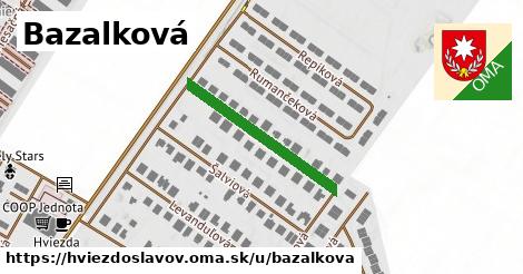 ilustrácia k Bazalková, Hviezdoslavov - 263 m