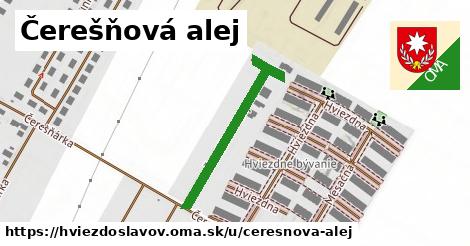 Čerešňová alej, Hviezdoslavov