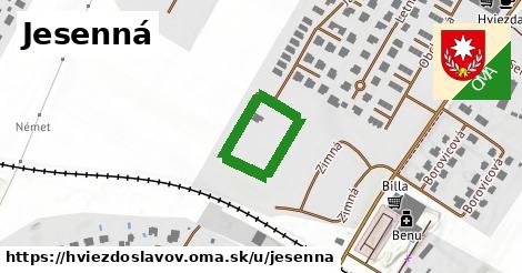 Jesenná, Hviezdoslavov