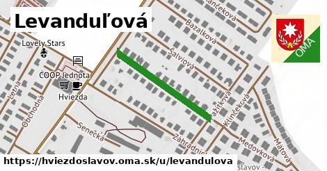 ilustrácia k Levanduľová, Hviezdoslavov - 264 m