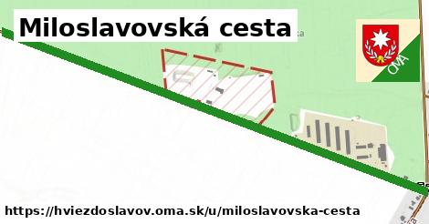 ilustrácia k Miloslavovská cesta, Hviezdoslavov - 1,59 km