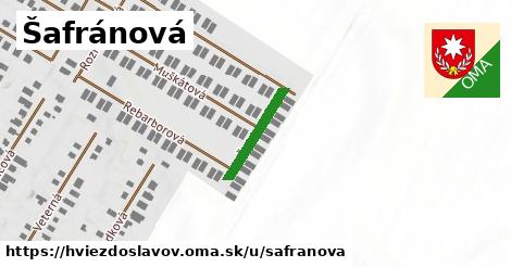 Šafránová, Hviezdoslavov