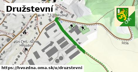 Družstevní, Hvozdná