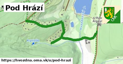 ilustrácia k Pod Hrází, Hvozdná - 644 m