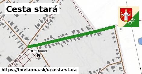 Cesta stará, Imeľ