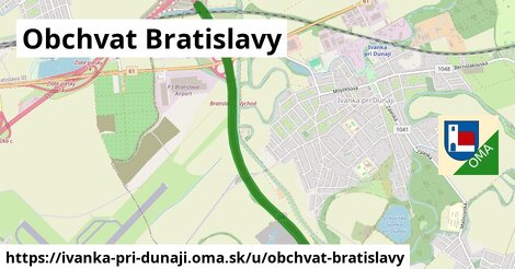 ilustrácia k Obchvat Bratislavy, Ivanka pri Dunaji - 6,9 km