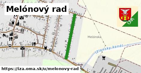 Melónový rad, Iža