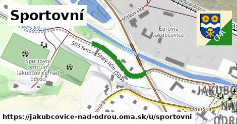 ilustrácia k Sportovní, Jakubčovice nad Odrou - 204 m