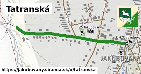 Tatranská, Jakubovany, okres SB