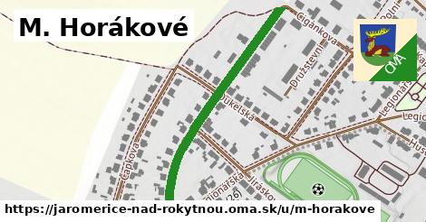 M. Horákové, Jaroměřice nad Rokytnou