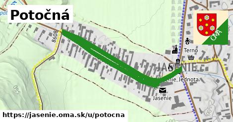 Potočná, Jasenie