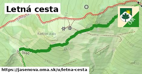 ilustrácia k Letná cesta, Jasenová - 633 m